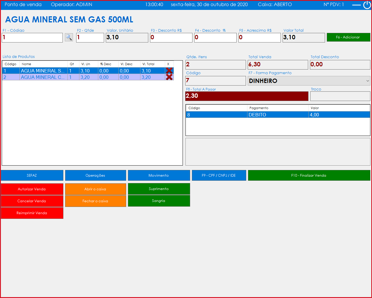 Exit Code PDV - NFC-e SAT CF-e